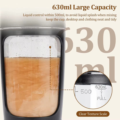 650Ml Electric Shaker Bottle Portable Whey Protein Shaker Automatic Stirring Blender Multipurpose Juice Mixer Cups Fitness Work
