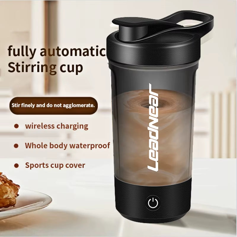 650Ml Electric Shaker Bottle Portable Whey Protein Shaker Automatic Stirring Blender Multipurpose Juice Mixer Cups Fitness Work